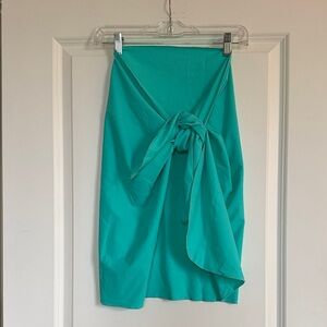Teal Swimsuit Coverup/Sarong one Size